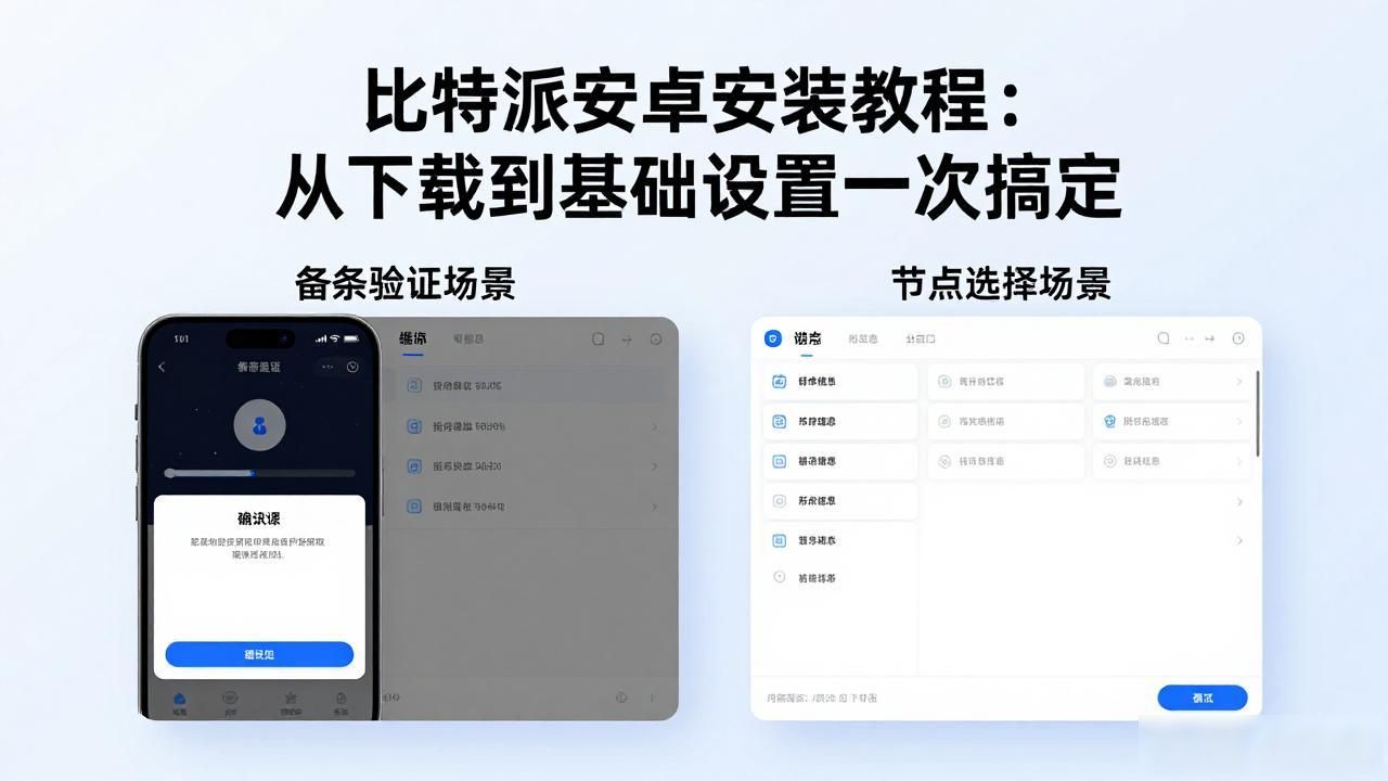 比特派安卓版的安装过程与基础设置详解_比特派助记词安全存储_比特派官网下载
