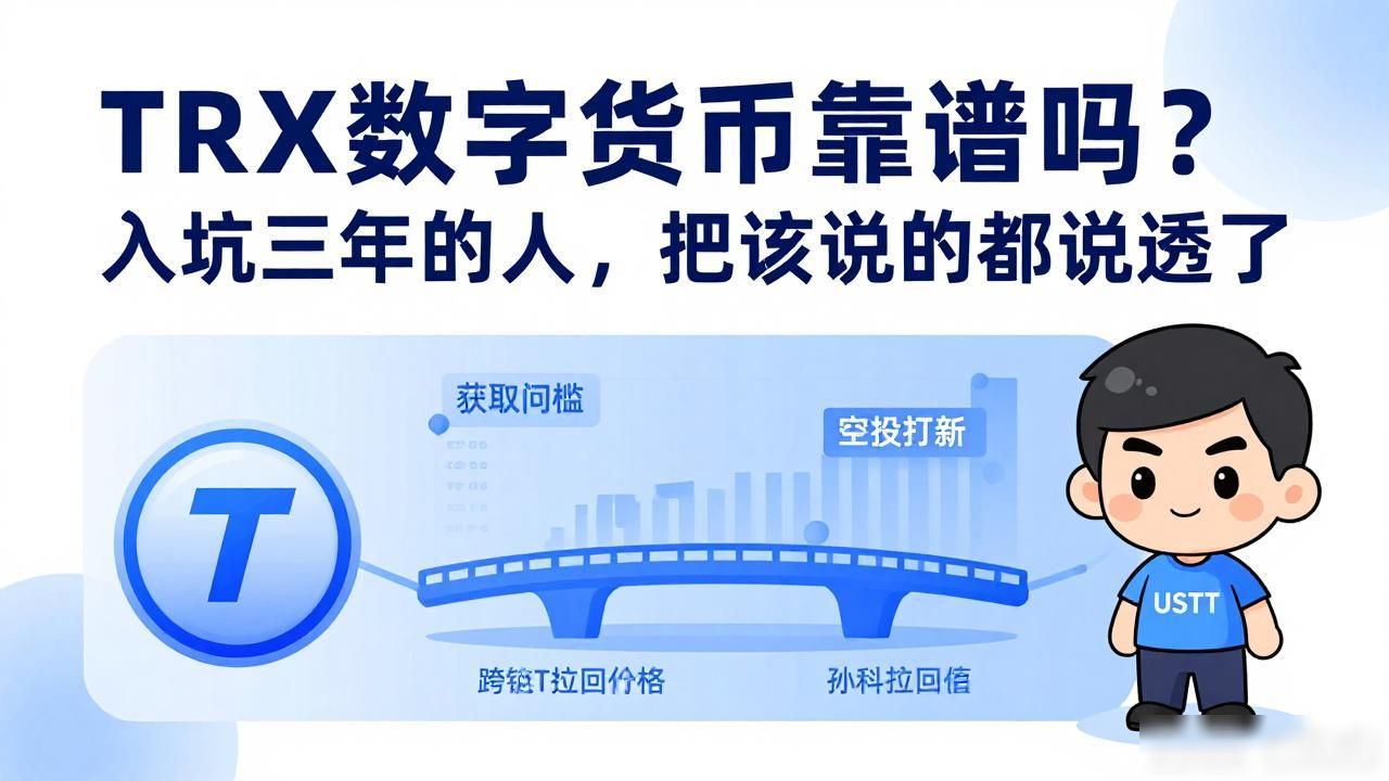 TRX数字货币靠谱吗？入坑三年的人，把该说的都说透了