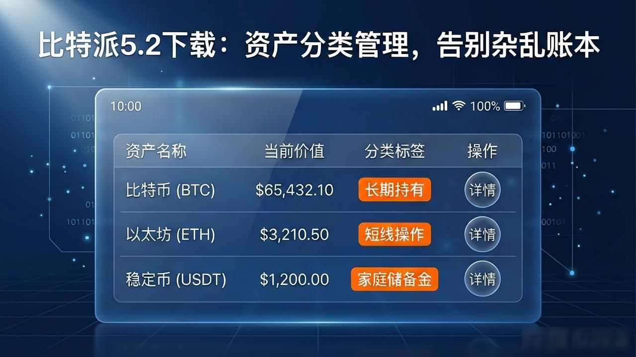 比特派钱包5.2 场景化标签功能_比特派钱包5.2 资产管理系统_比特派钱包5.2下载的独特资产管理系统