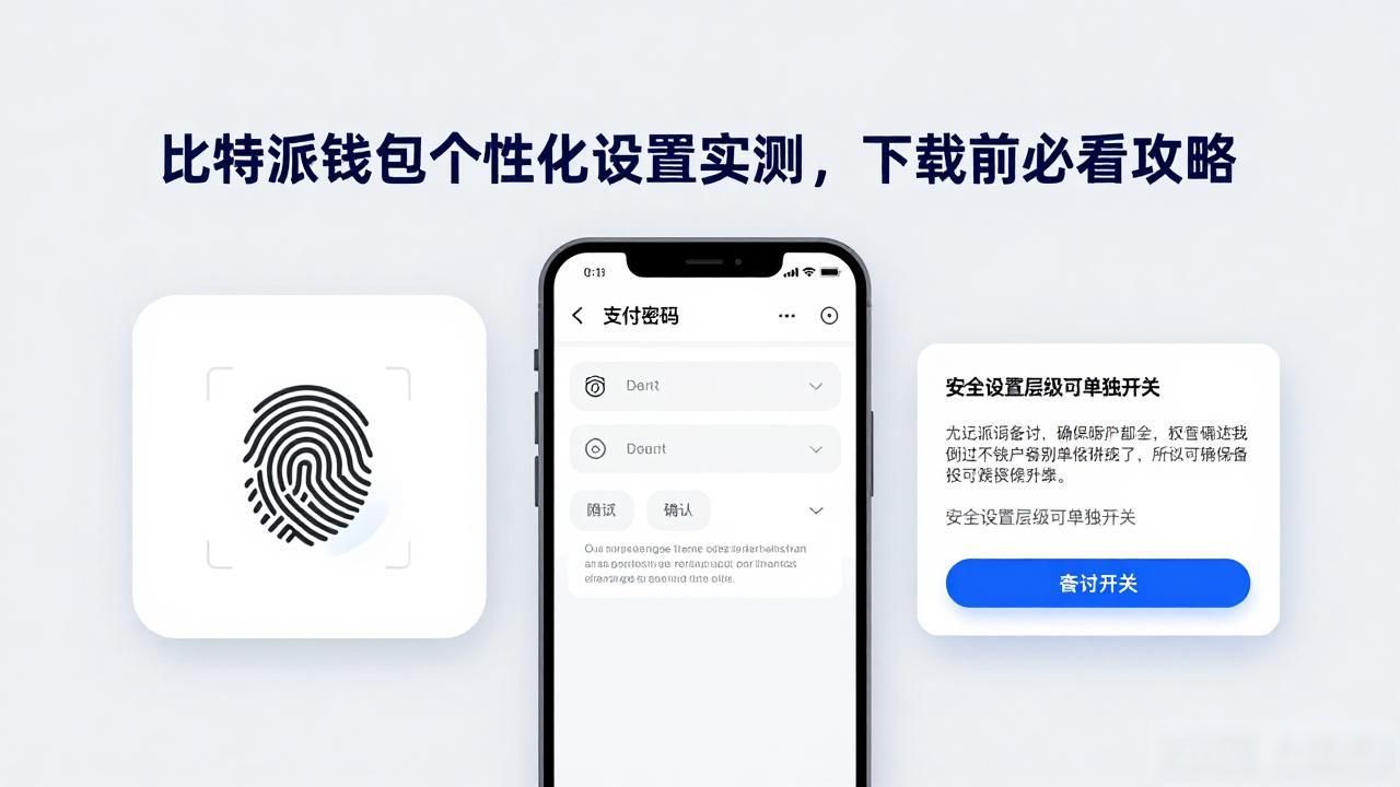 比特派钱包自定义设置_体验比特派钱包的个性化设置与推荐下载_指纹解锁支付密码安全设置