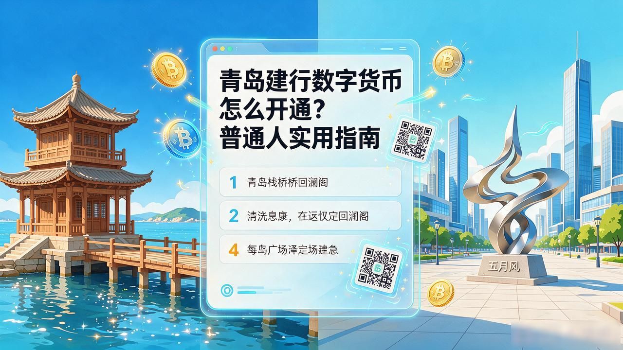 青岛建行数字货币怎么开通？普通人实用指南