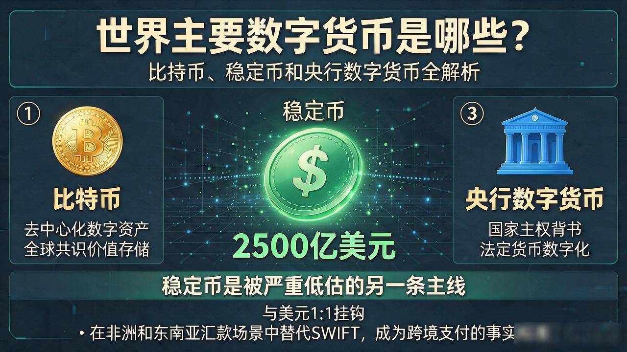 比特币市值占比与全球认可度_世界的主要数字货币是_稳定币跨境支付替代SWIFT