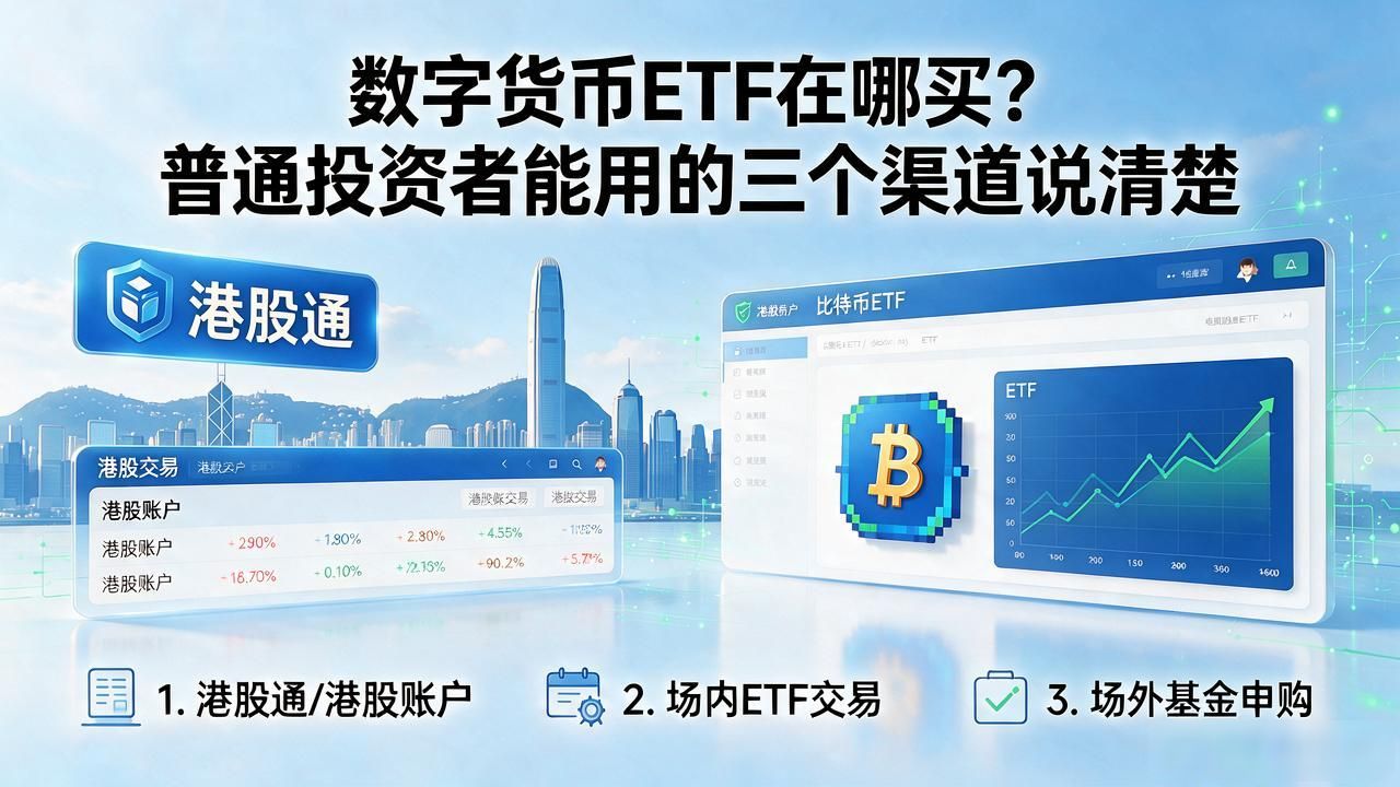 数字货币etf哪里买_美股港股现货比特币ETF开户指南_数字货币ETF购买渠道对比