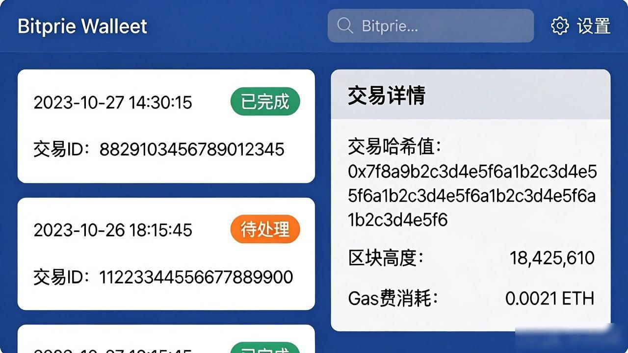 Bitpie钱包导出交易记录_如何在Bitpie钱包APP中查看和管理交易历史?_Bitpie钱包查看交易记录
