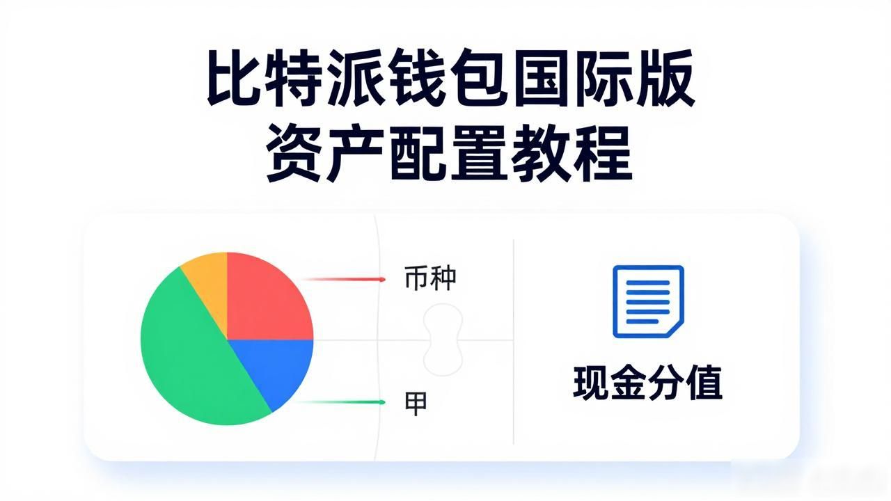 比特派钱包国际版资产配置教程