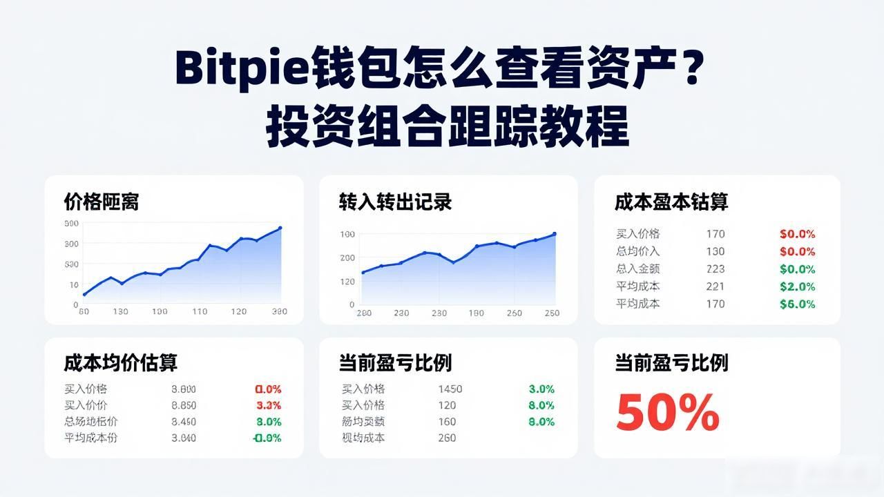 用 Bitpie 钱包跟踪你的投资组合_Bitpie钱包币种详情页_Bitpie钱包资产总览功能