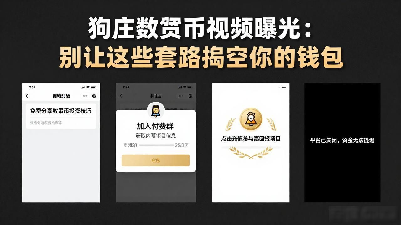 狗庄数字货币视频曝光：别让这些套路掏空你的钱包