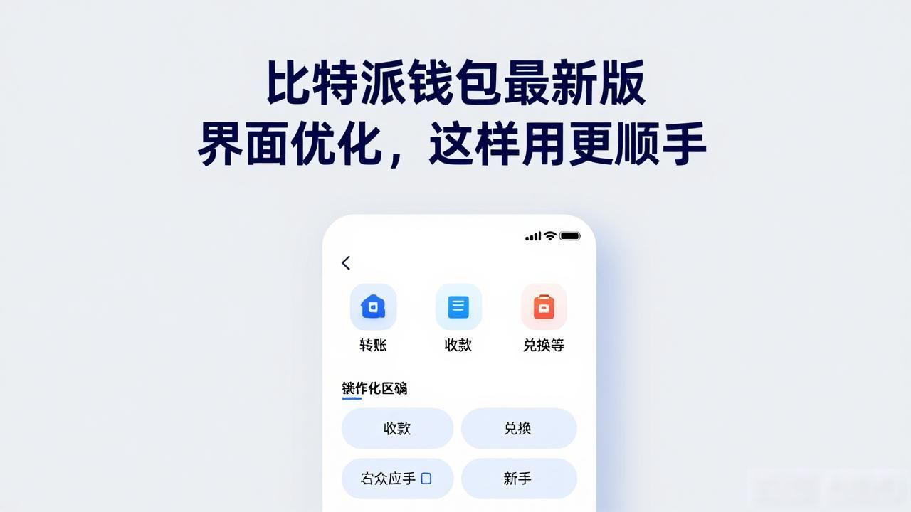 比特派钱包最新版的界面优化_比特派钱包新版交互逻辑升级_比特派钱包新版本界面优化