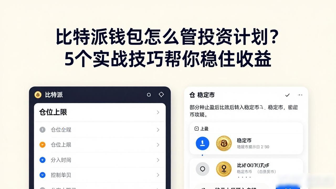 比特派钱包加密货币投资计划_比特派钱包仓位管理复盘机制_如何在比特派钱包中维护投资计划?