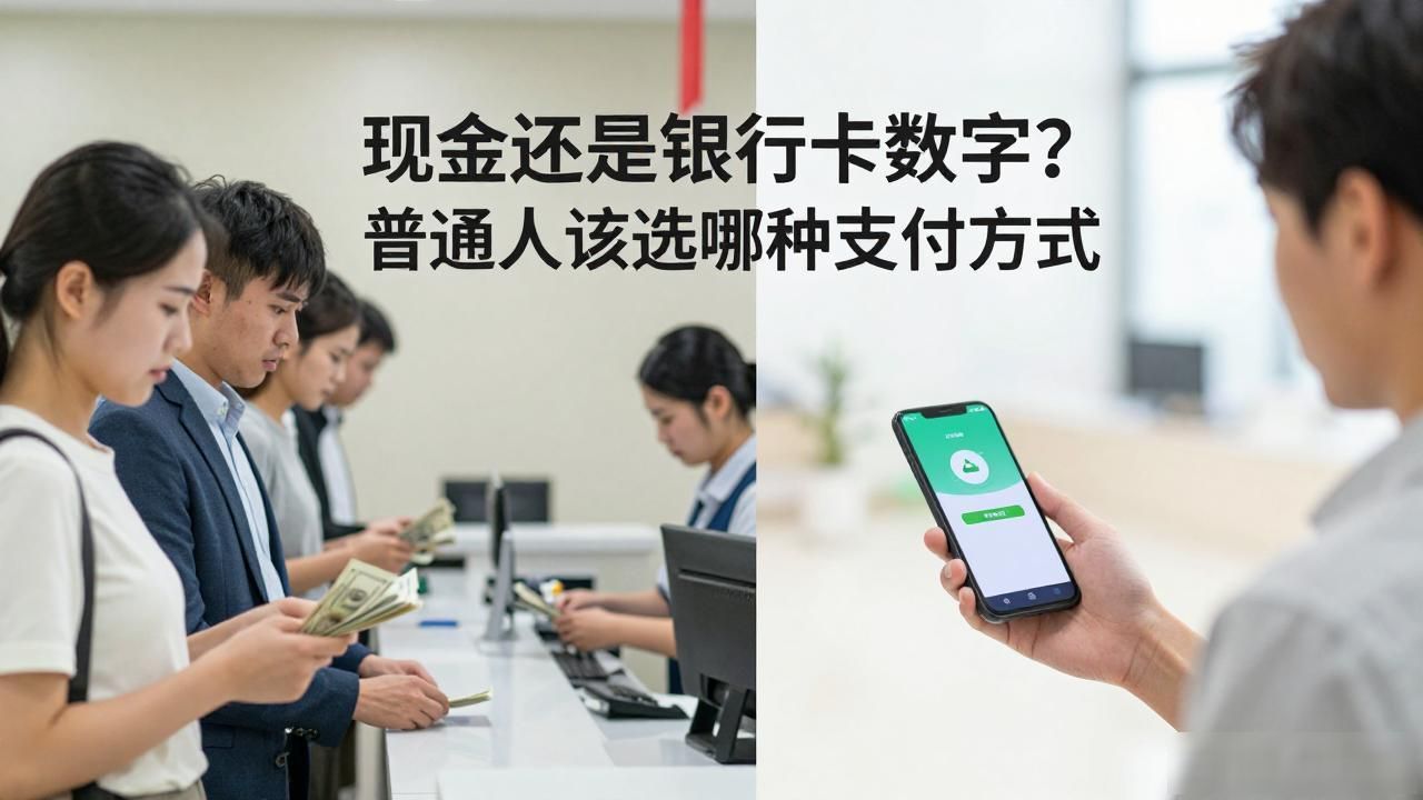 现金还是银行卡数字？普通人该选哪种支付方式