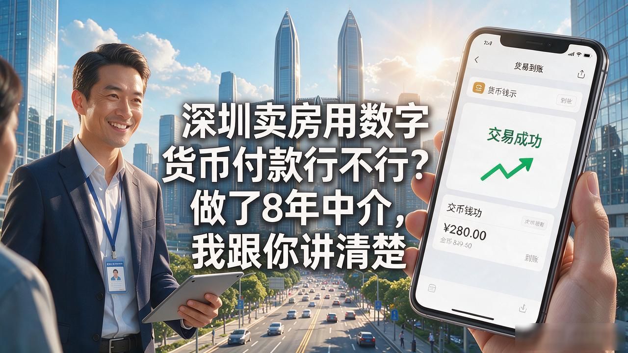 深圳数字人民币购房交易_数字人民币房产交易流程_深圳卖房付数字货币