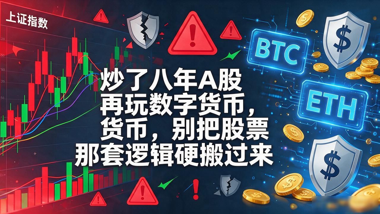 炒了八年A股再玩数字货币，别把股票那套逻辑硬搬过来