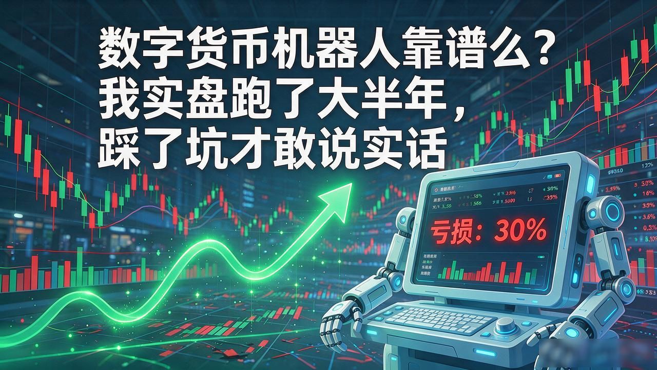 数字货币机器人靠谱么？我实盘跑了大半年，踩了坑才敢说实话