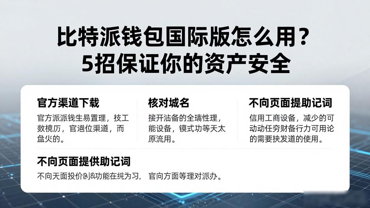 设置高强度密码_备份助记词_如何保证比特派钱包国际版的资金安全