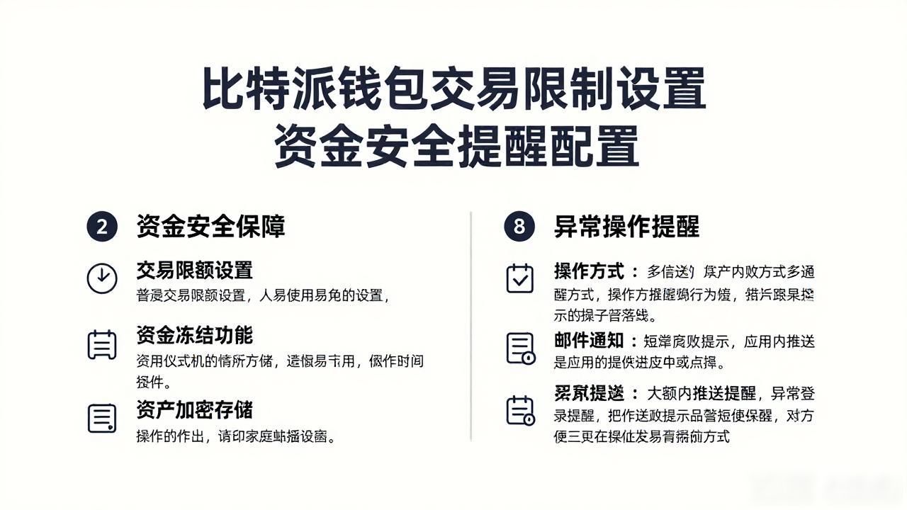 比特派钱包交易提醒功能_比特派钱包交易限制设置_下载比特派钱包app后,如何设置交易限制与提醒,保障资金的安全与流动性?