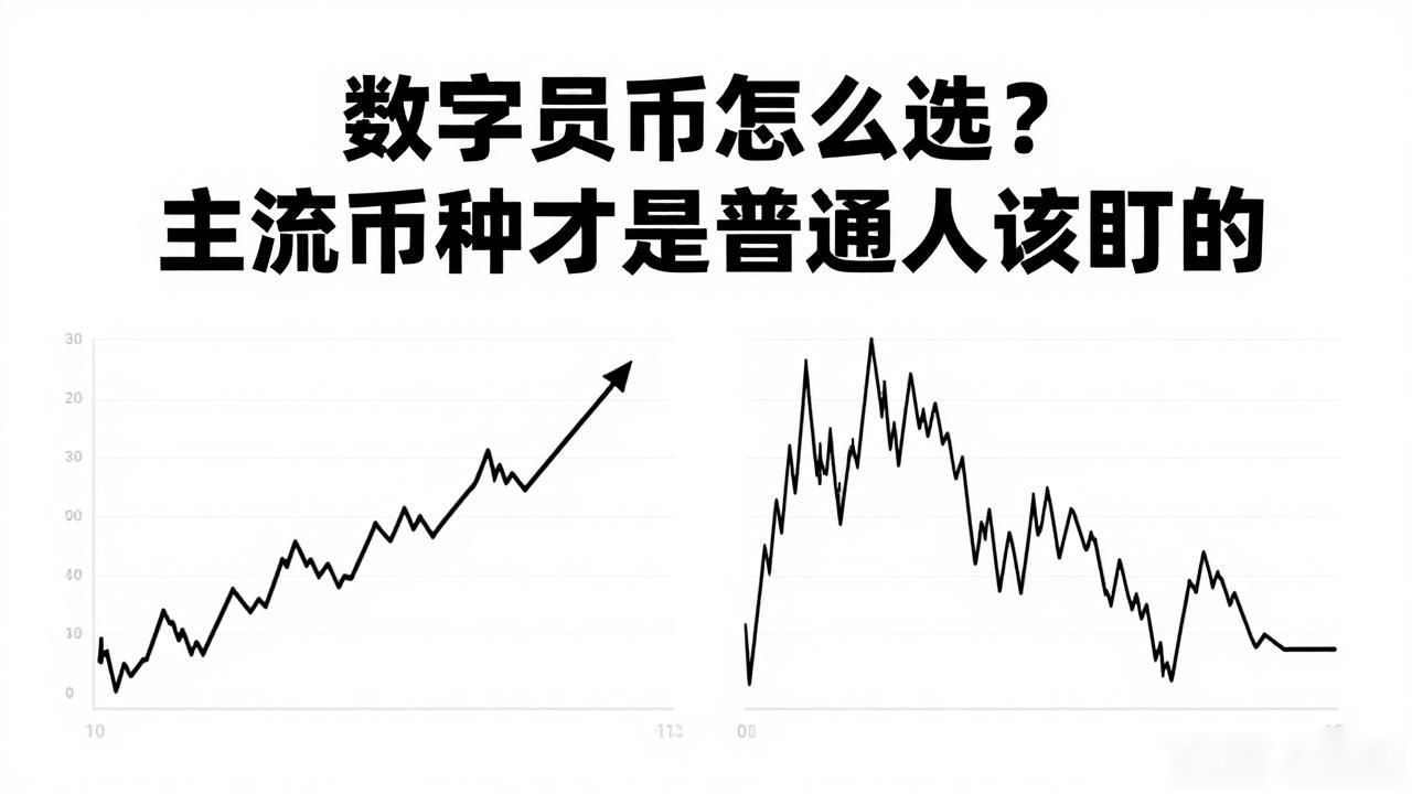 数字货币怎么选？主流币种才是普通人该盯的