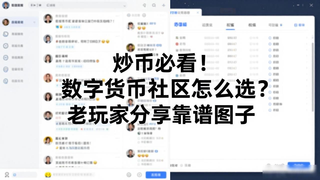 炒数字货币社区_数字货币社区选择标准_识别优质加密货币论坛