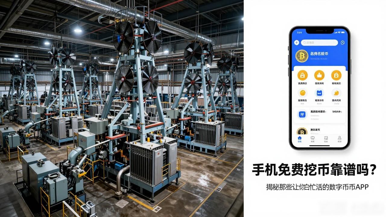 手机挂机挖币骗局真相_数字货币挖矿APP套路解析_手机免费挖币数字货币