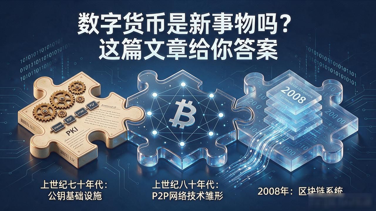 数字货币是新事物吗_数字货币的发展根基早在互联网诞生前就已奠定_数字货币的技术支柱并非近年新发明