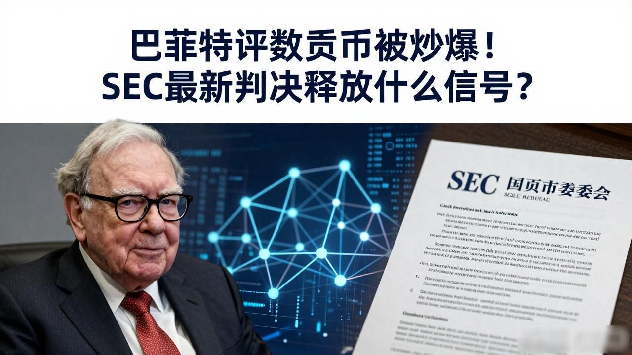 巴菲特评数字货币被炒爆！SEC最新判决释放什么信号？
