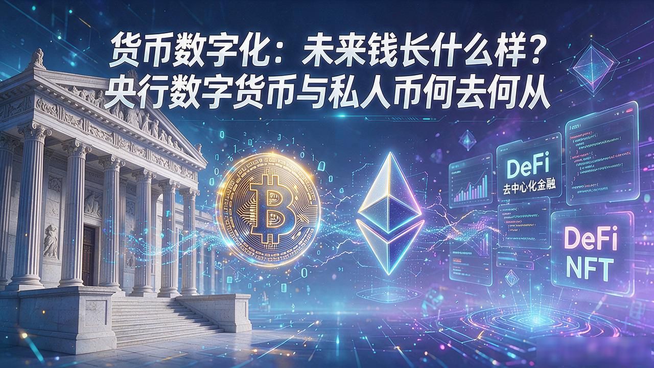 货币数字化：未来钱长什么样？央行数字货币与私人币何去何从