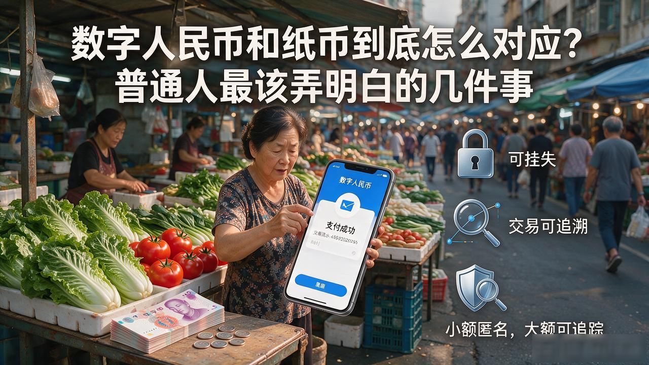 数字货币与人民币对应_数字人民币与纸币1:1对应关系_数字人民币法偿性商家不能拒绝