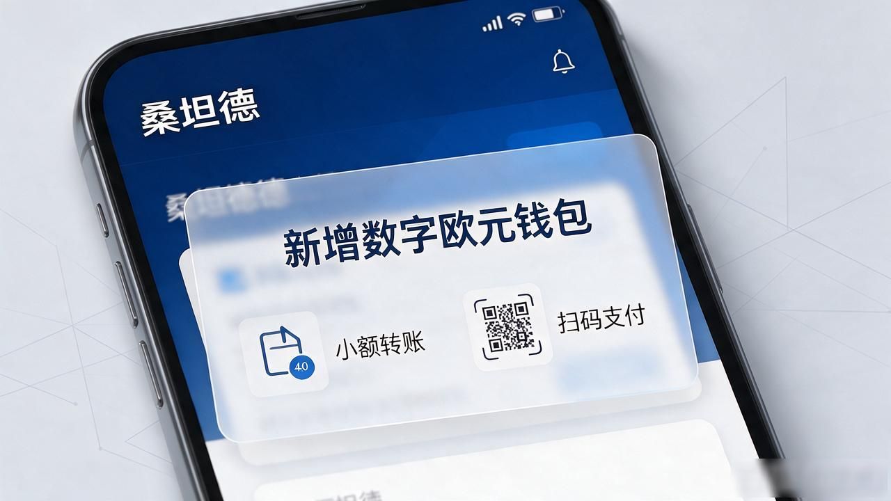 桑坦德银行数字欧元试点项目跨境支付_数字欧元钱包功能与隐私风险_桑坦德数字货币