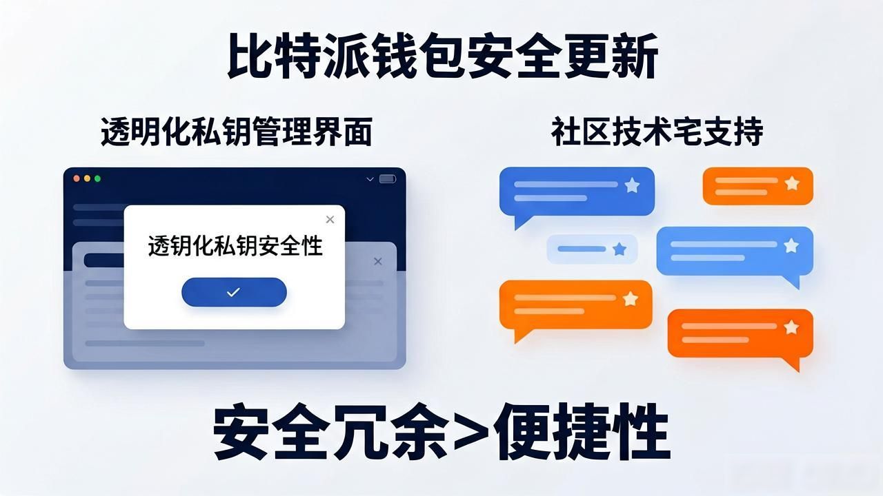 比特派钱包新版界面调整_比特派钱包官网的内容更新与用户反馈_私钥管理逻辑透明化
