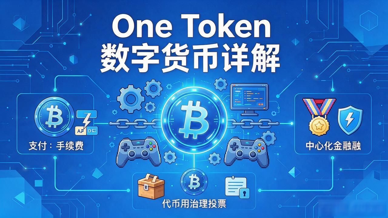 数字货币one tocken_One Token模式DeFi链游应用_One Token概念整合代币功能简化体验