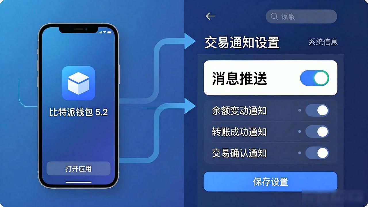 比特派钱包5.2开启实时交易提醒步骤_比特派5.2安全中心通知管理设置_如何在比特派钱包5.2下载中设定交易提醒?