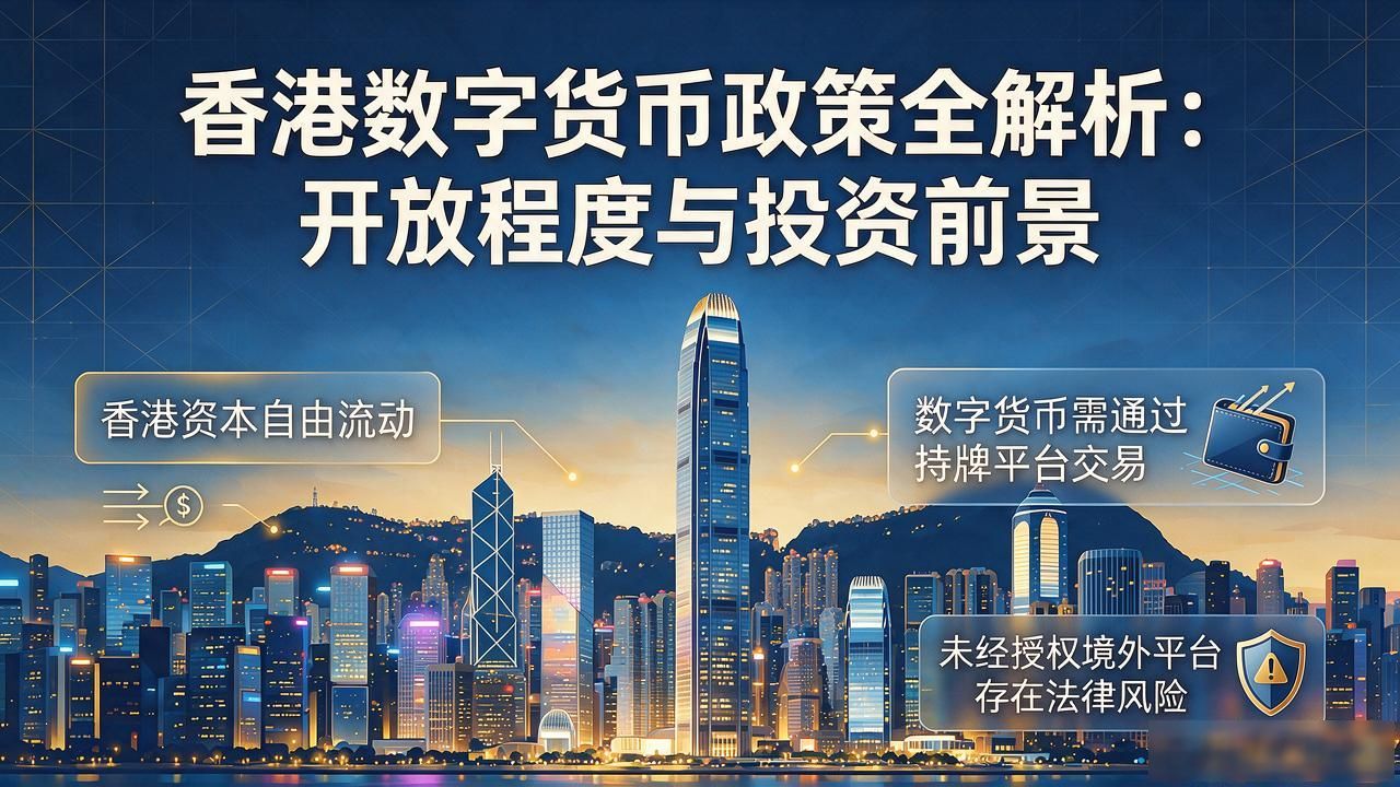香港数字货币政策全解析：开放程度与投资前景
