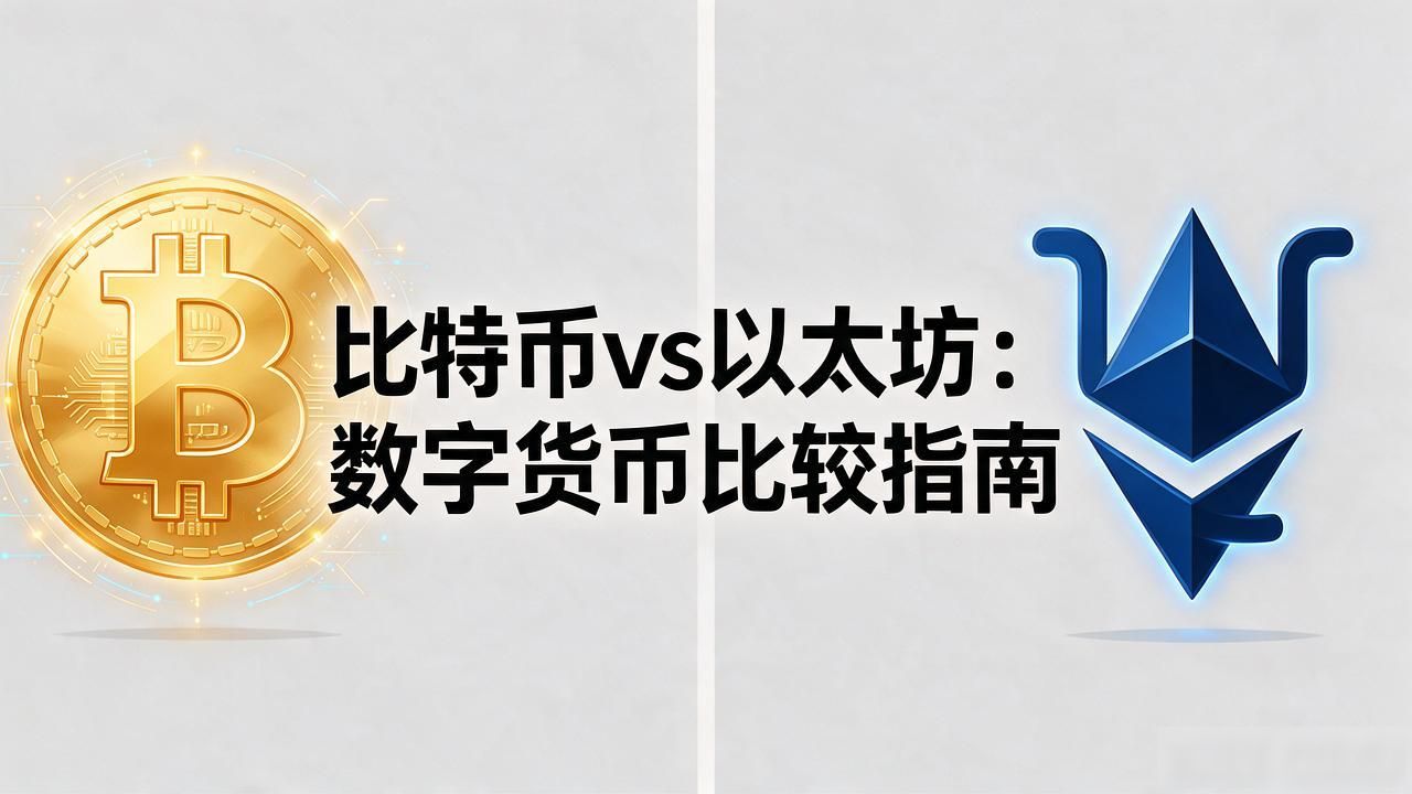 比特币vs以太坊：数字货币比较指南