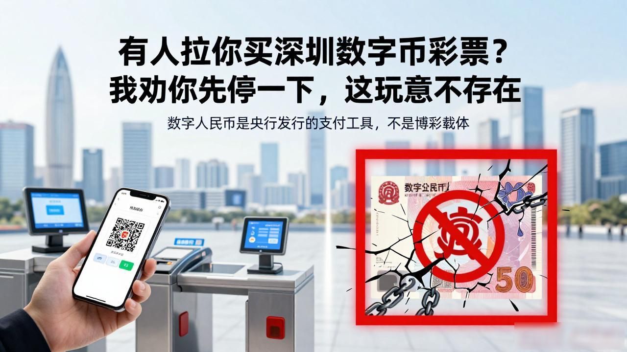 有人拉你买深圳数字货币彩票？我劝你先停一下，这玩意不存在