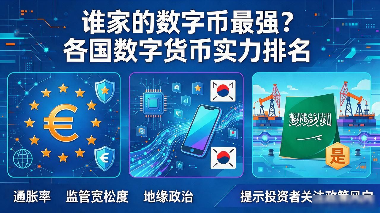 谁家的数字币最强？各国数字货币实力排名