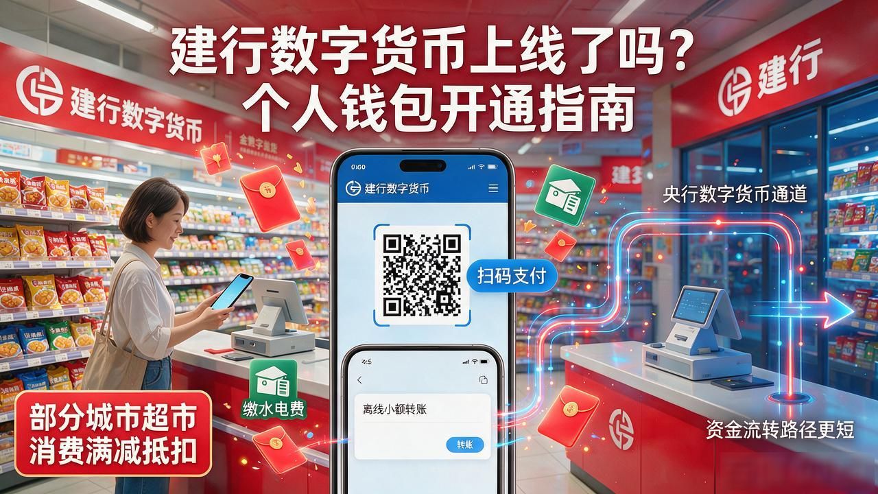 建行数字货币上线_建行数字货币上线了吗_数字人民币建行钱包服务