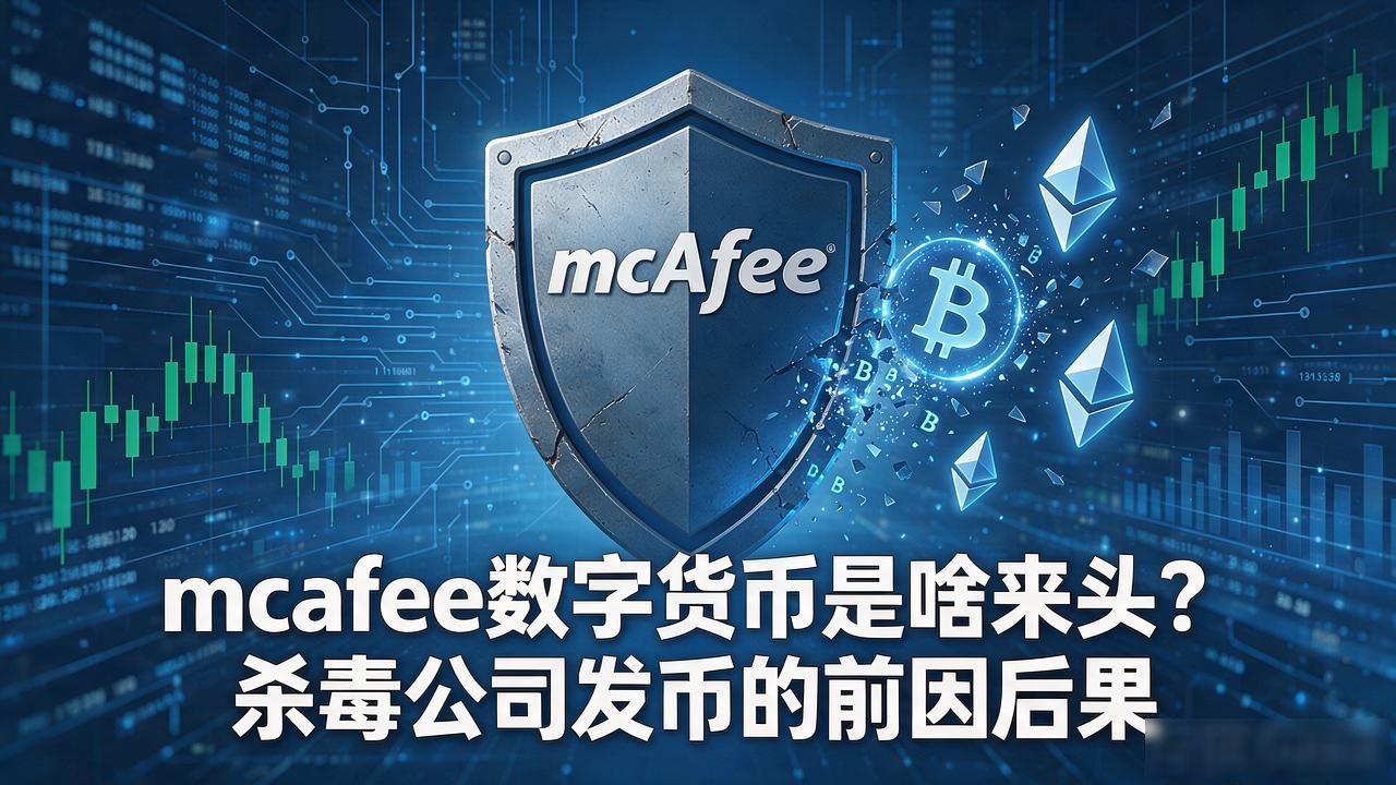mcafee数字货币是啥来头？杀毒公司发币的前因后果