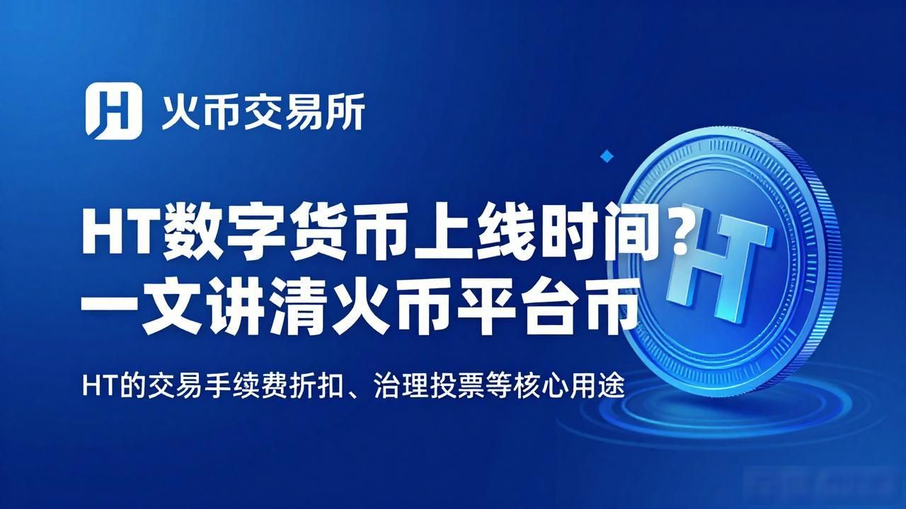 HT数字货币上线时间？一文讲清火币平台币
