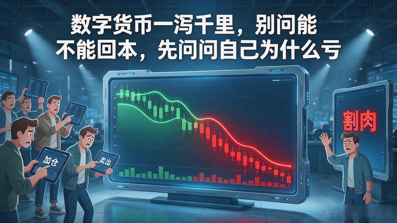 数字货币一泻千里，别问能不能回本，先问问自己为什么亏
