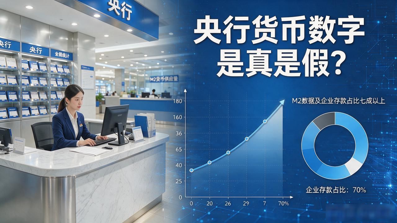 央行货币数字是真是假？在银行柜台十年，看到的和你想的不一样