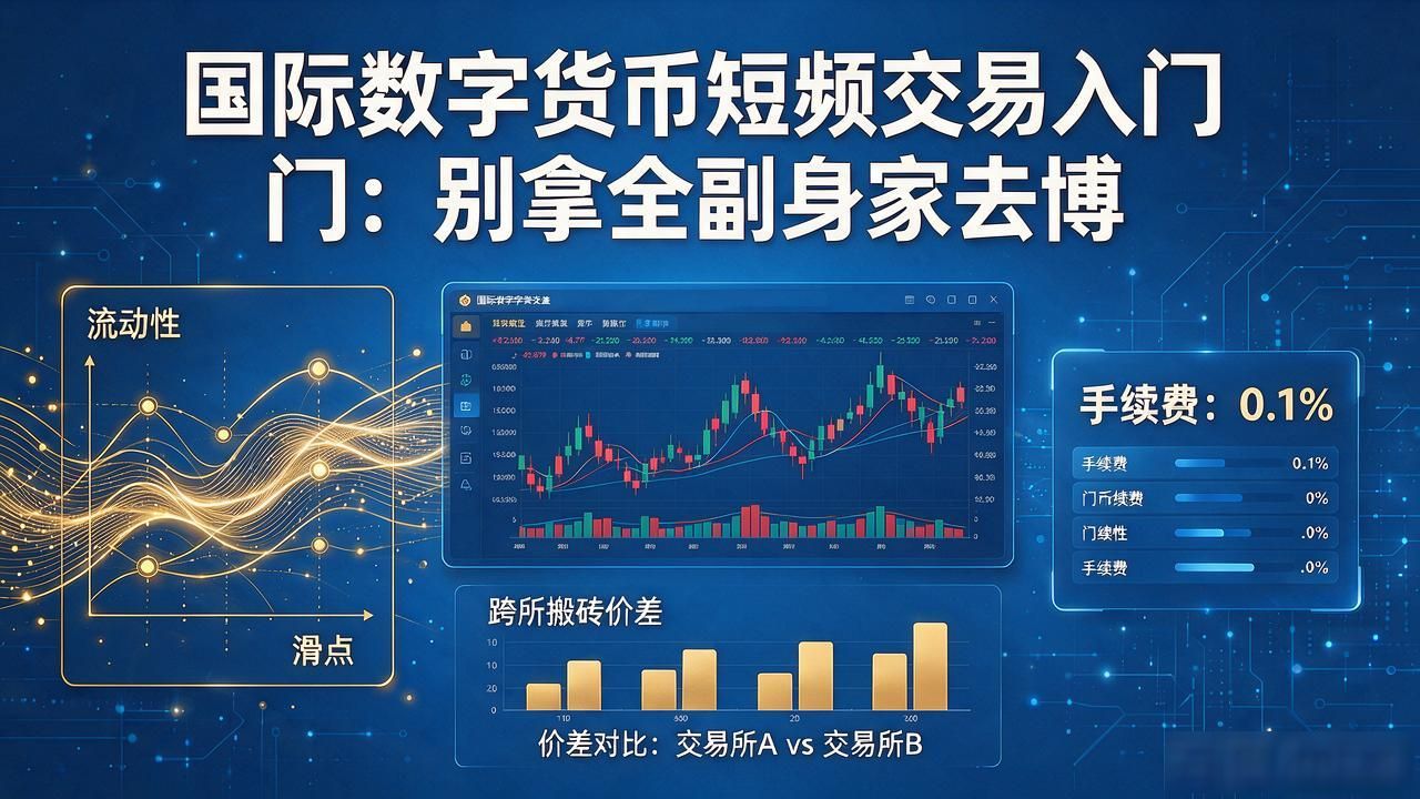 国际数字货币短频交易入门：别拿全副身家去博