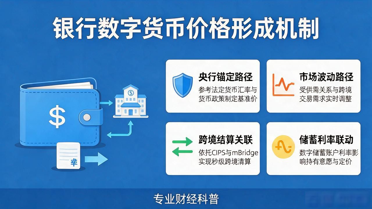银行数字货币价格怎么定？央行锚定还是跟着市场走？