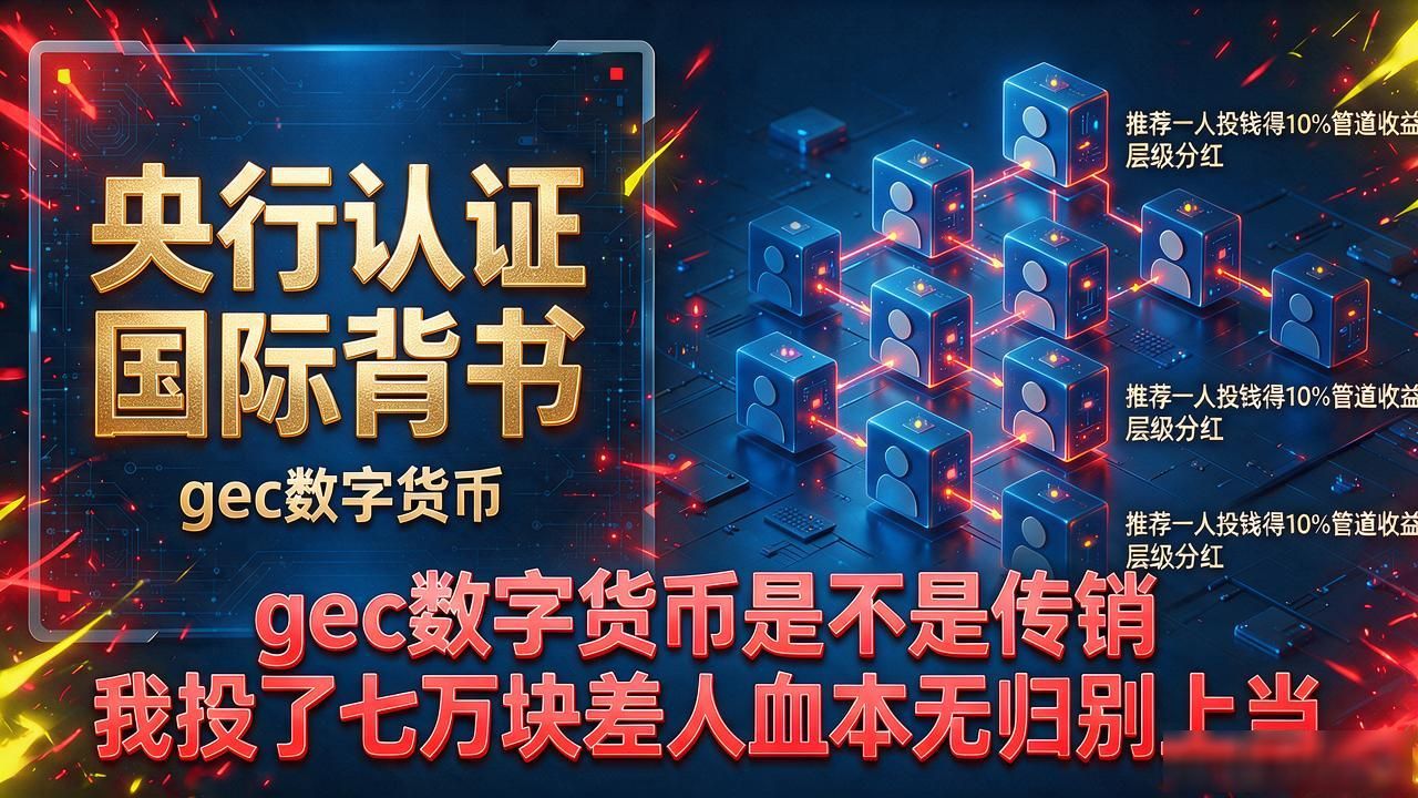 gec数字货币是不是传销 我投了七万块差点血本无归别上当