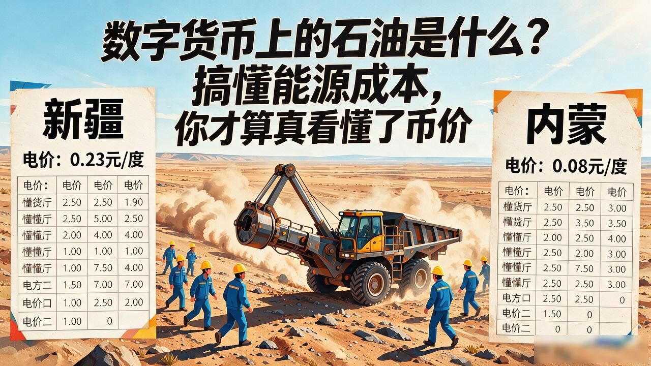 数字货币上的石油是什么？搞懂能源成本，你才算真看懂了币价