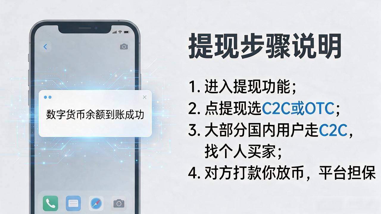 数字货币怎么卖出提现？从挂单到到账全说透