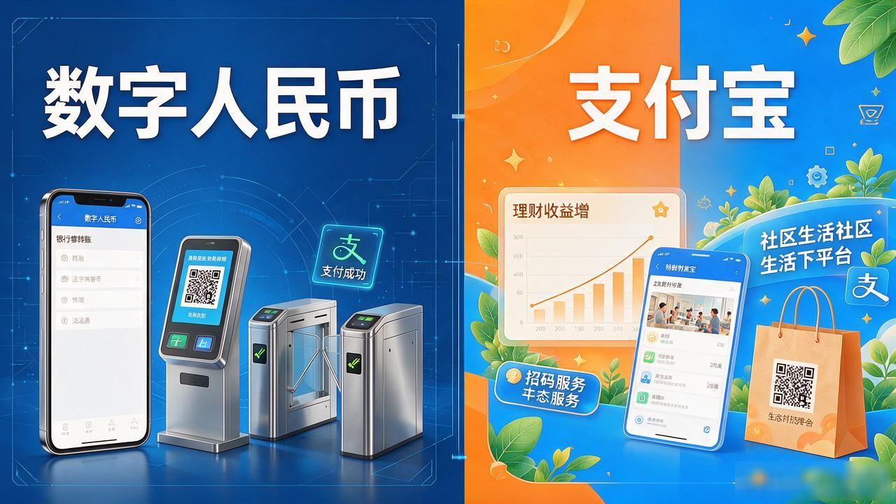 数字货币和支付宝相同？别误会，两者根本不是一回事。
