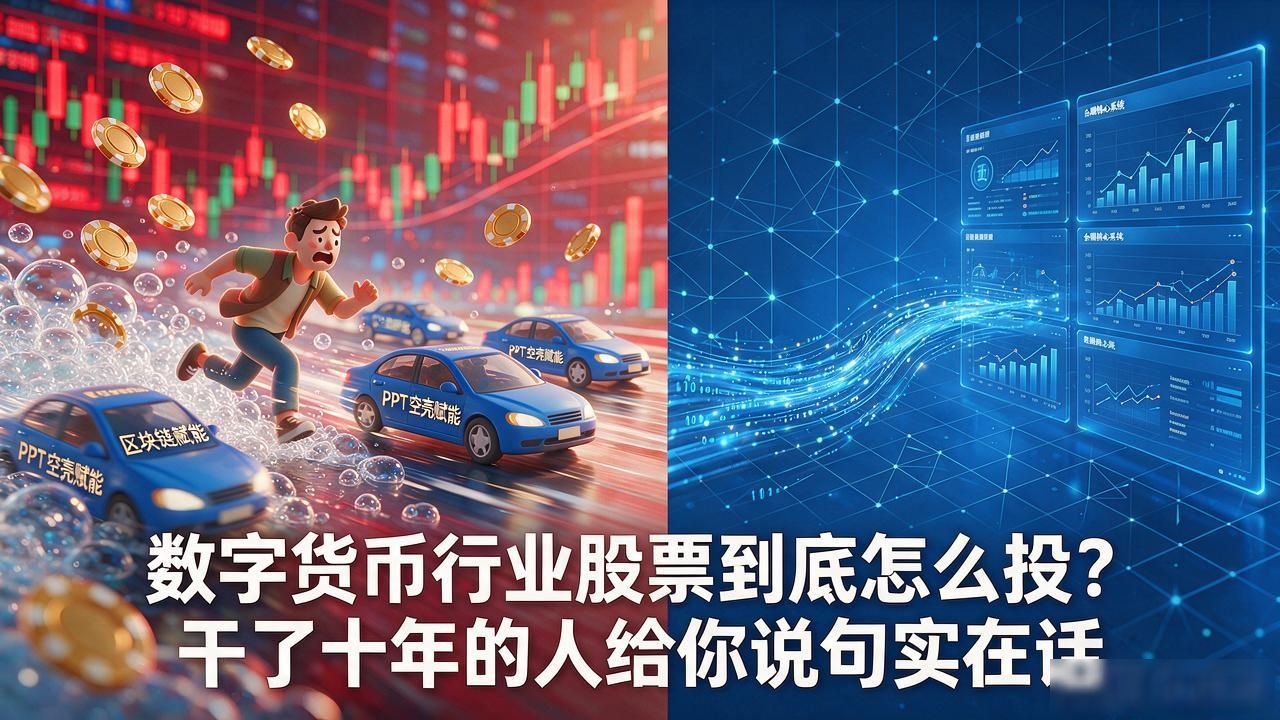 数字货币行业股票到底怎么投？干了十年的人给你说句实在话