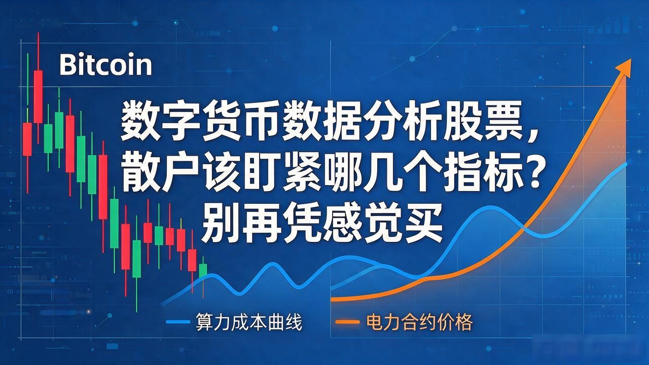 数字货币数据分析股票，散户该盯紧哪几个指标？别再凭感觉买