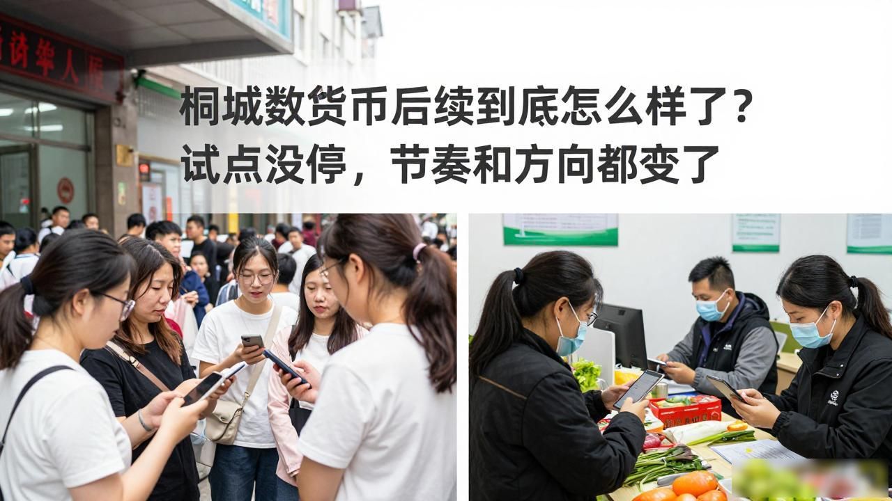 桐城数字货币后续到底怎么样了？试点没停，节奏和方向都变了