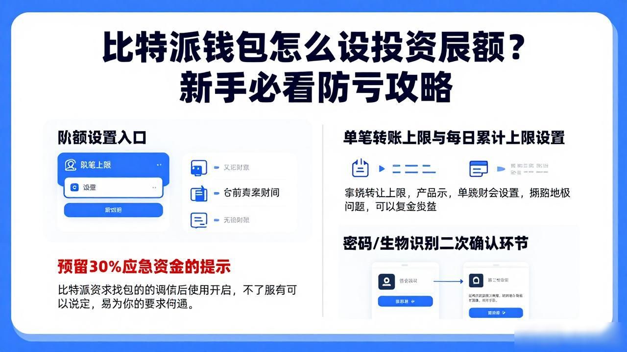 如何在比特派钱包中设置投资限额?_比特派APP限额设置方法_加密货币投资限额设置