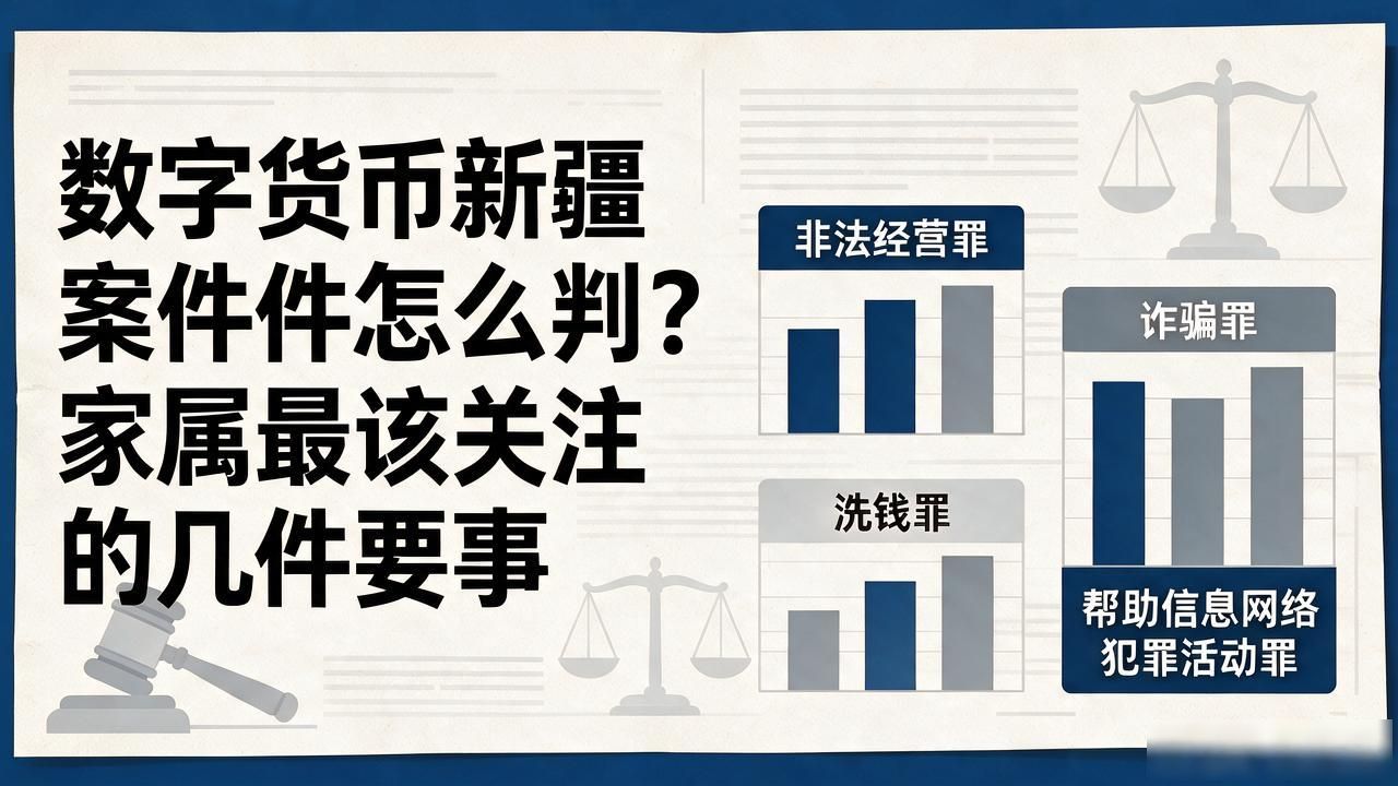 数字货币新疆案件怎么判？家属最该关注的几件要事